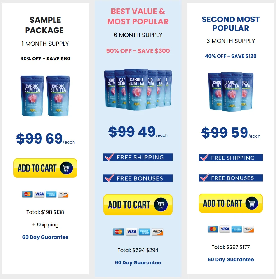 Cardio Slim Tea Official Website USA